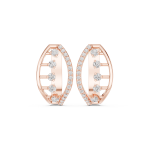 Gleaming Pear Diamond Earrings