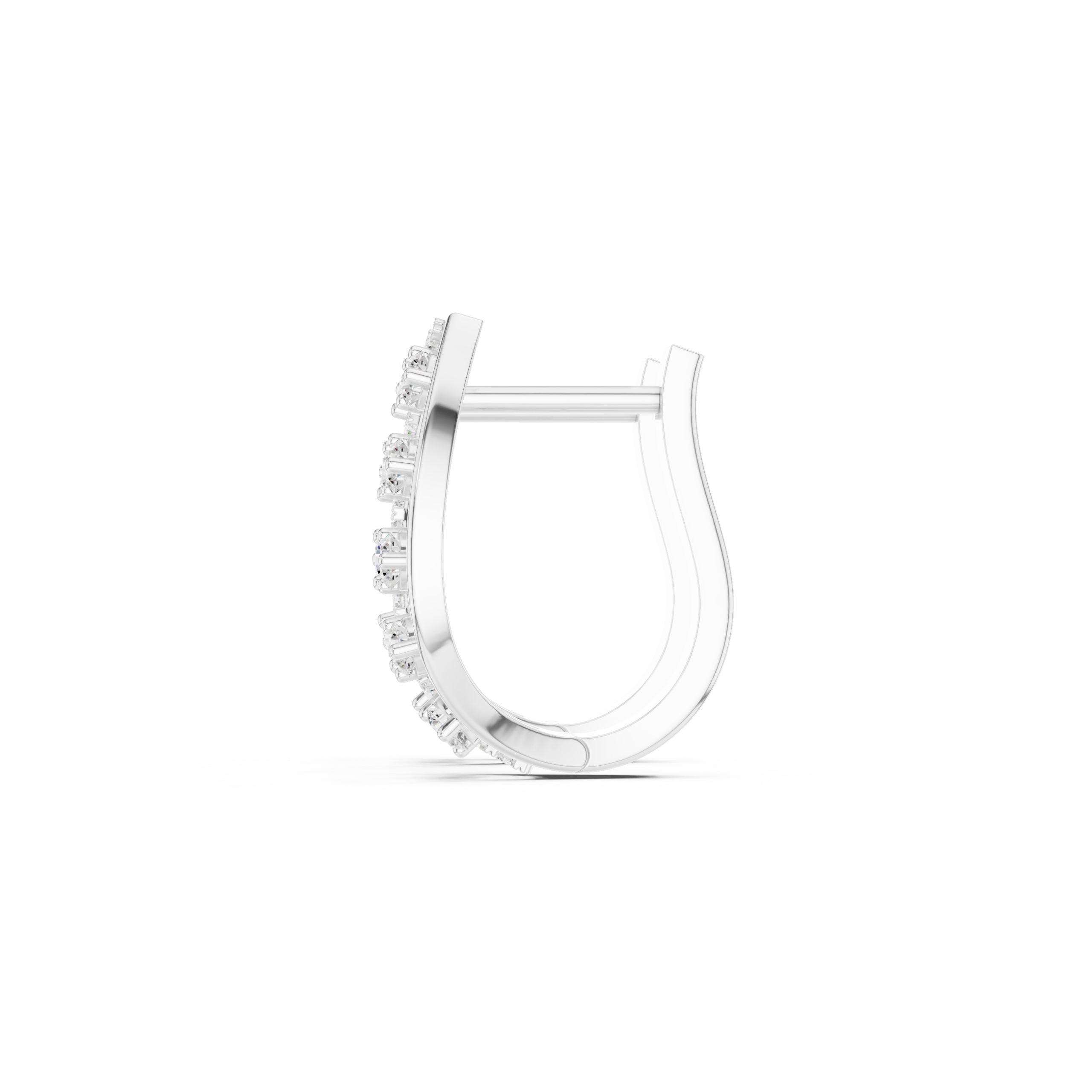 Gleaming Pear Diamond Earrings