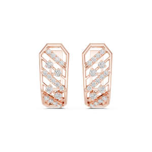 Glam Oval Diamond Earrings