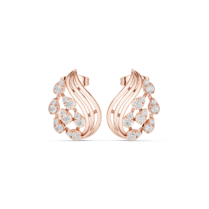 Fierce Shield Diamond Earrings
