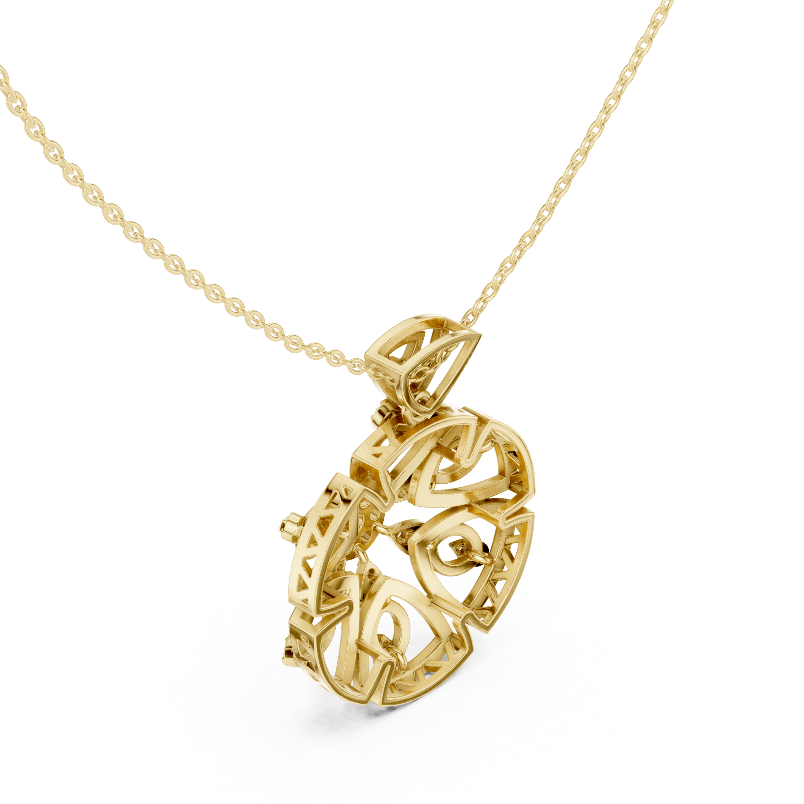 Astra Round Diamond Pendant