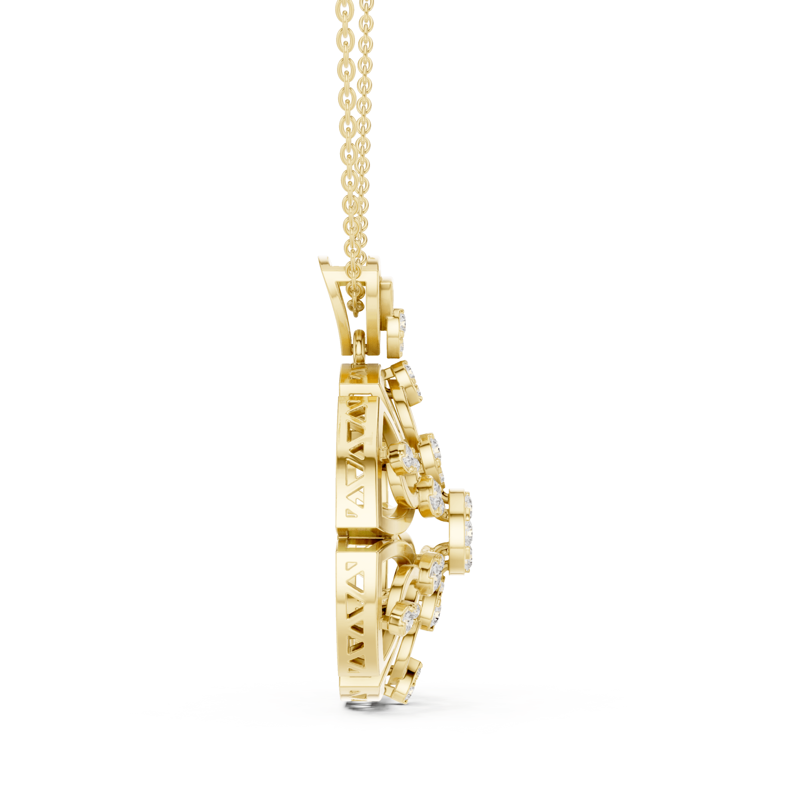 Astra Round Diamond Pendant