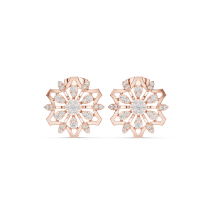 Chic Tapered Diamond Earrings