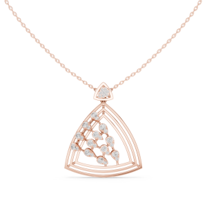 Ethereal Round Diamond Pendant