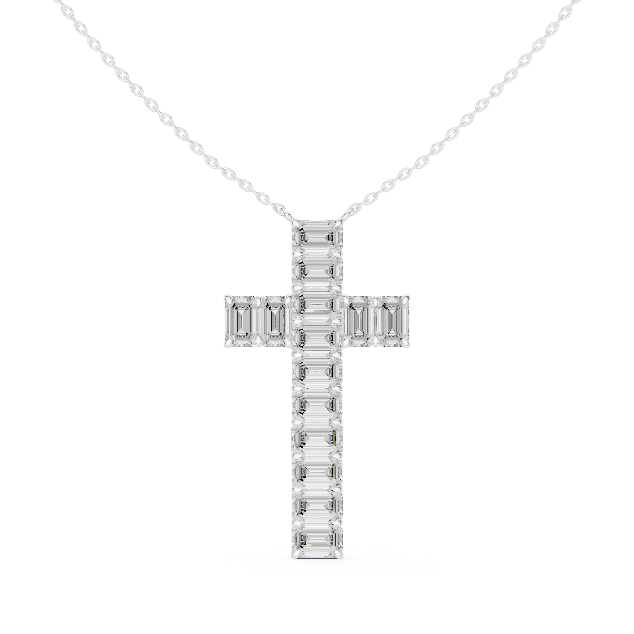 Celeste Emerald Diamond Pendant