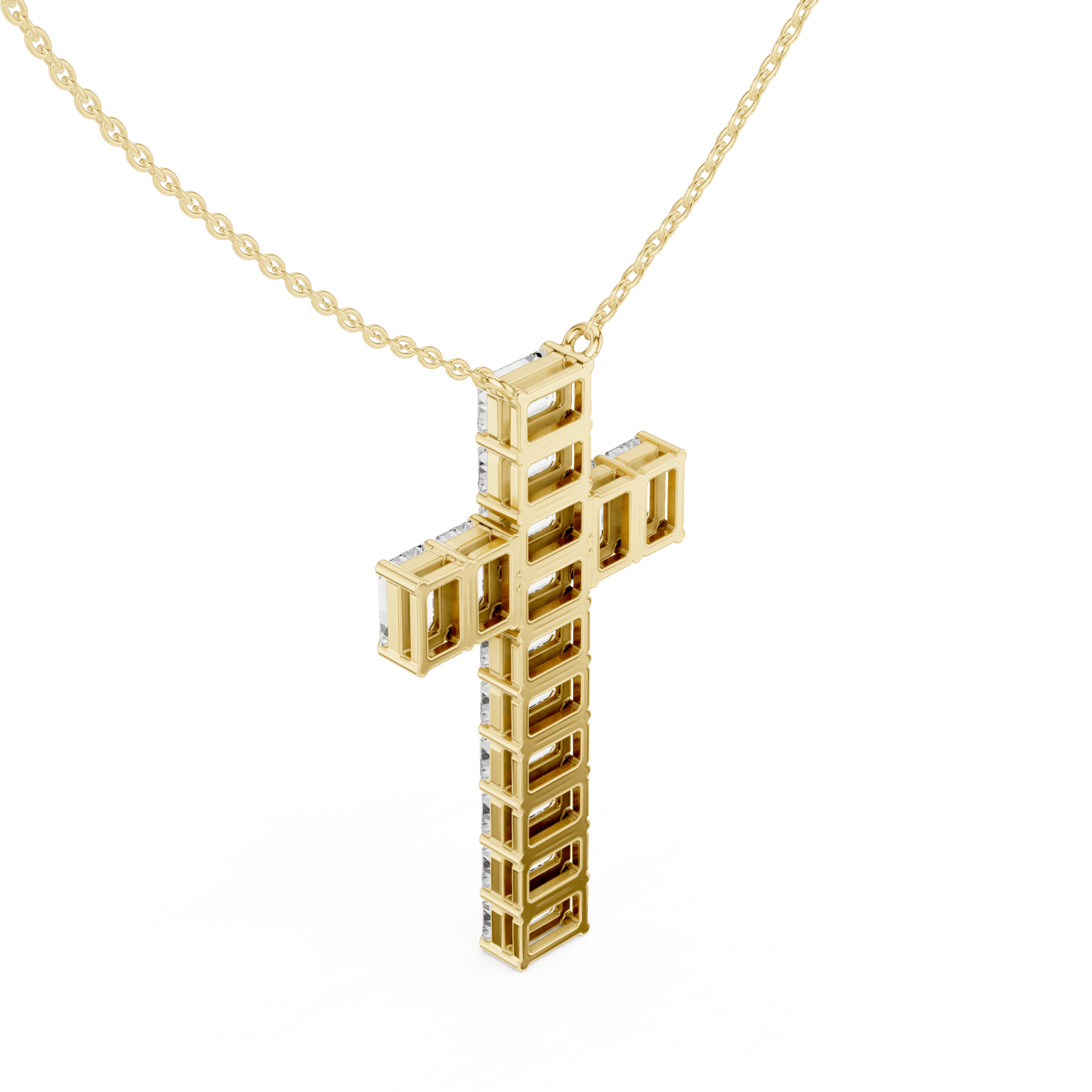 Celeste Emerald Diamond Pendant