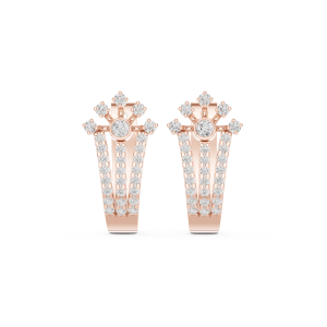 Sleek Kite Diamond Earrings