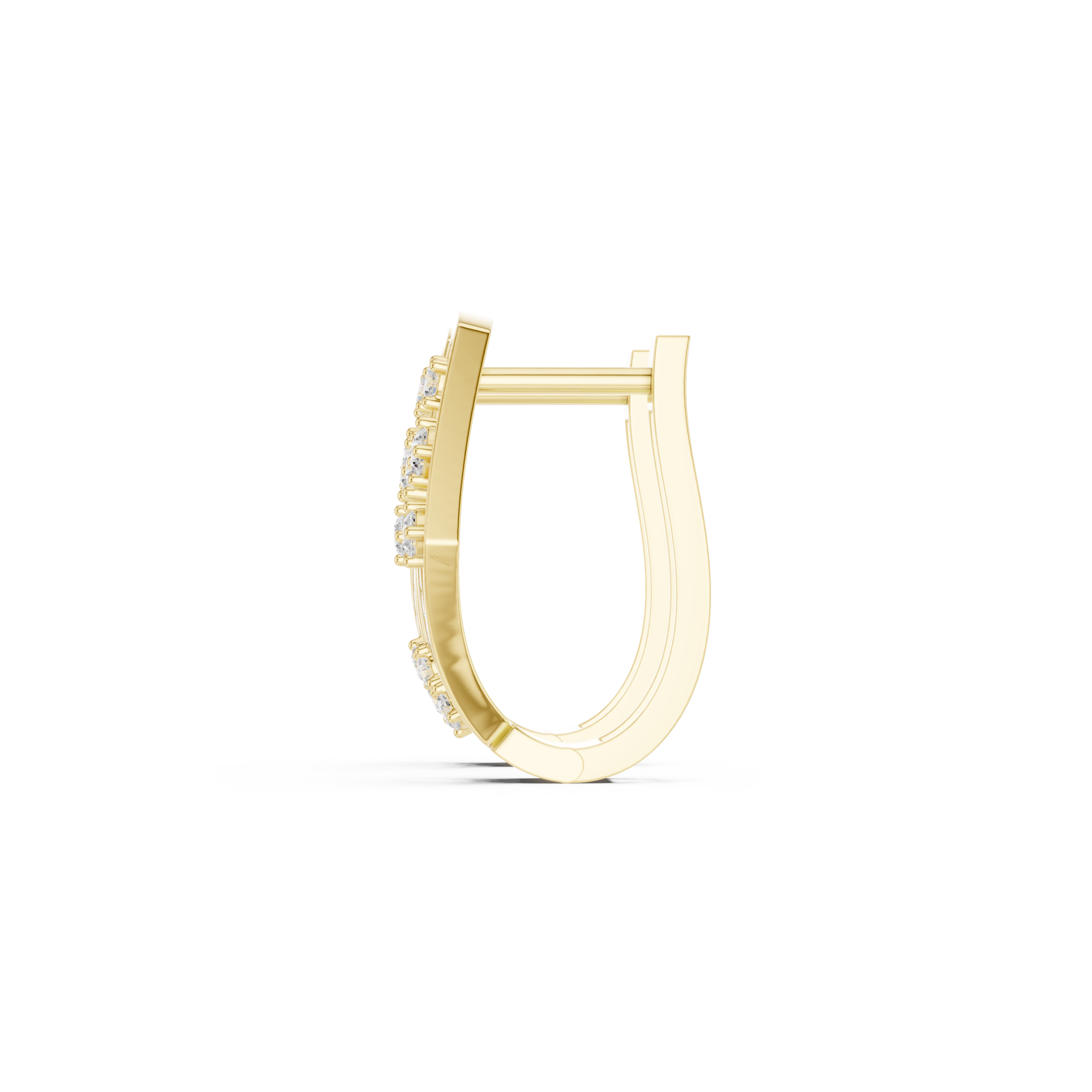 Elegant Cushion Diamond Earrings