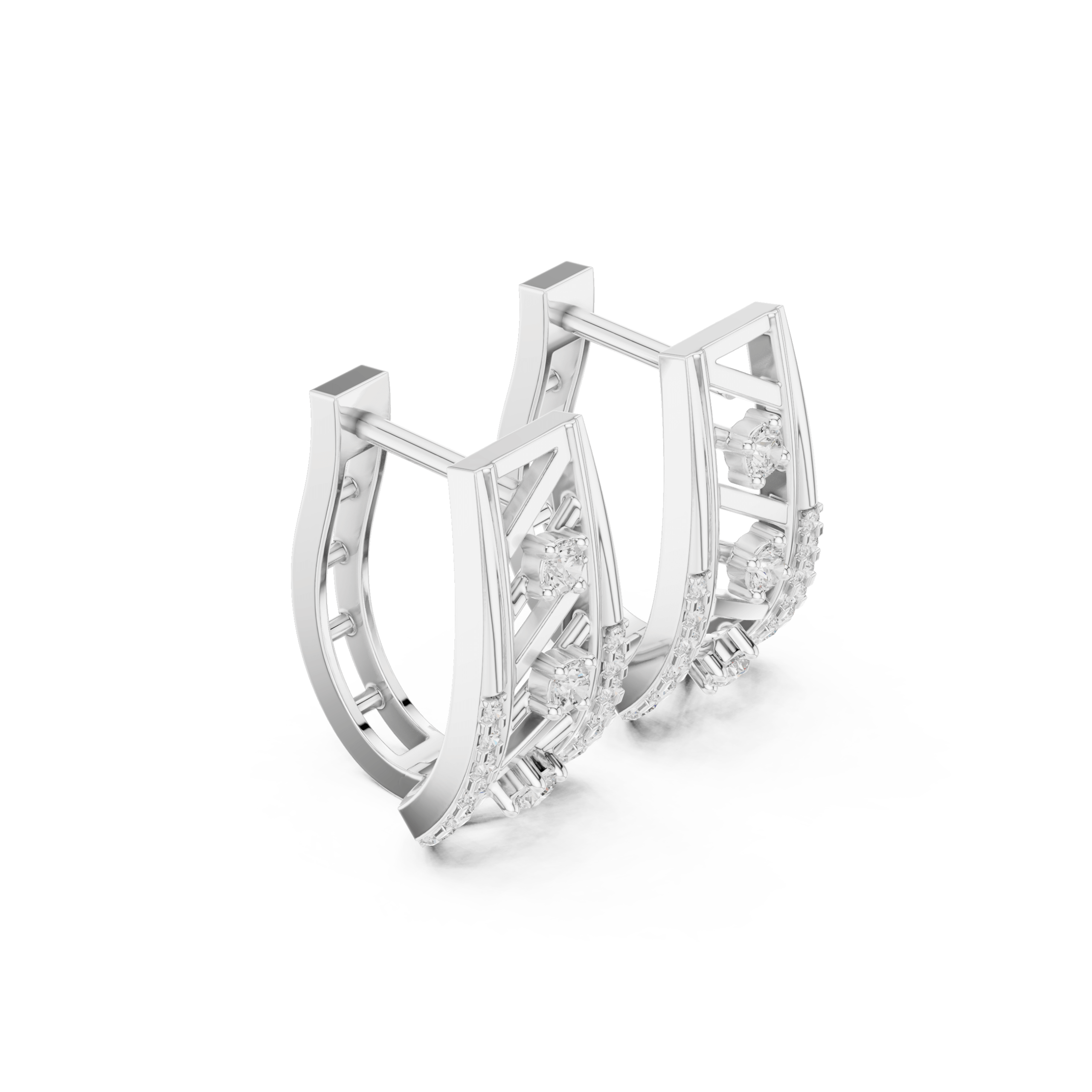 Dazzling Pear Diamond Earrings