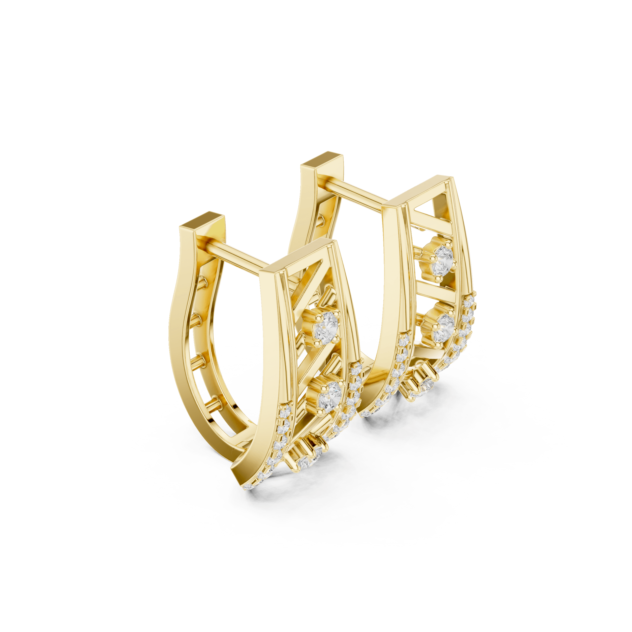 Dazzling Pear Diamond Earrings