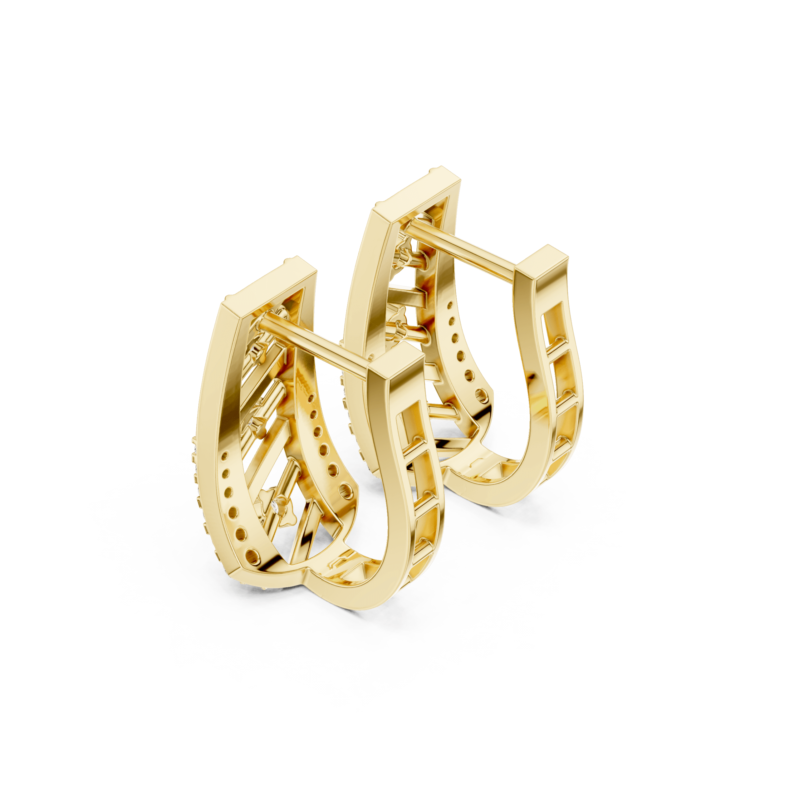 Dazzling Pear Diamond Earrings