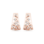 Radiant Emerald Diamond Earrings