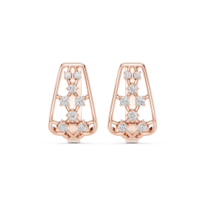 Glam Tapered Diamond Earrings