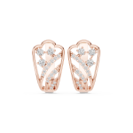 Radiant Shield Diamond Earrings