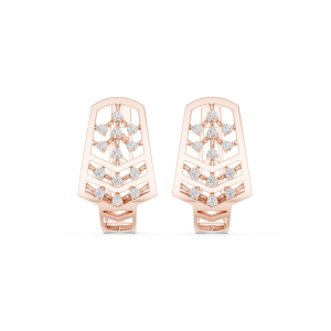 Regal Trillion Diamond Earrings