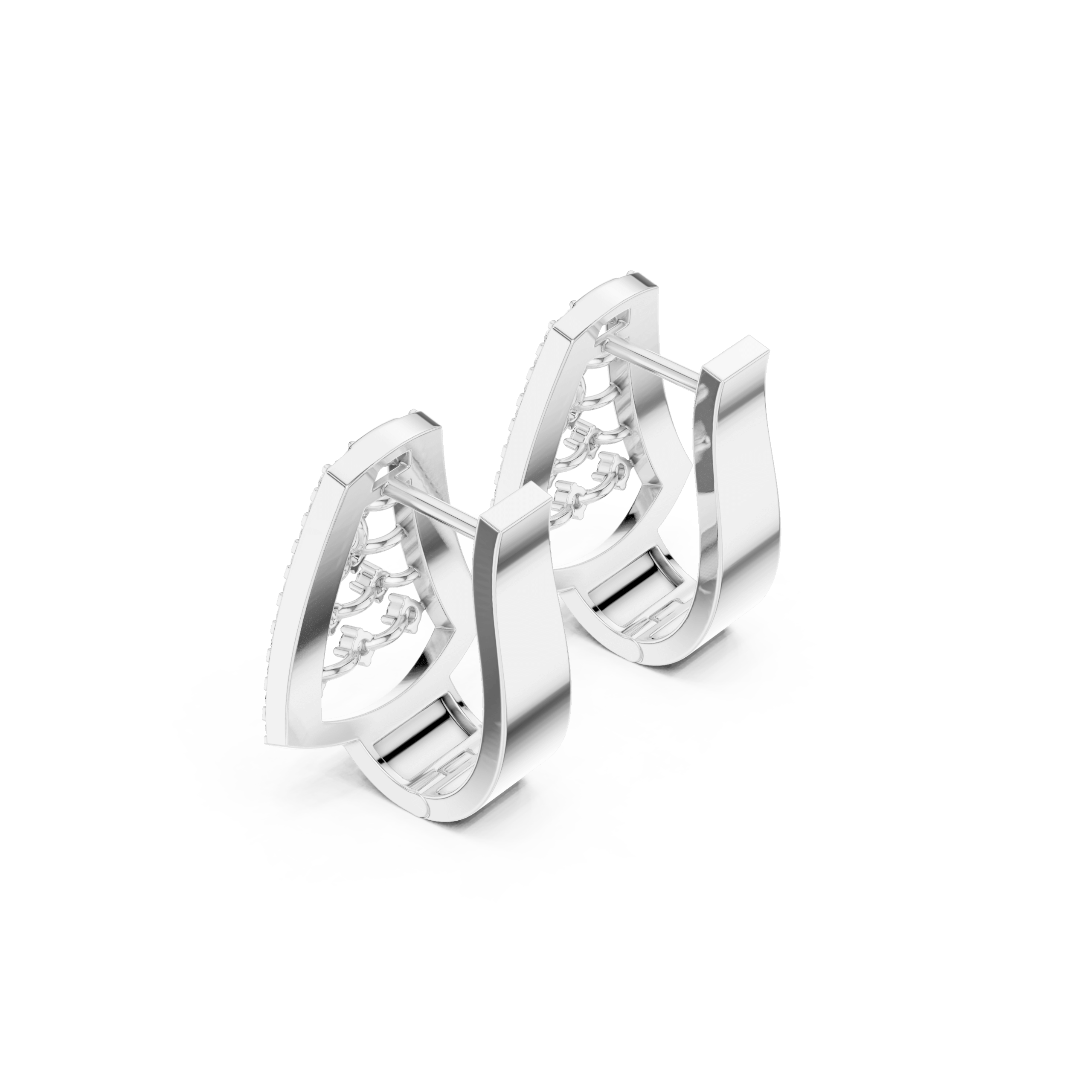 Vivid Kite Diamond Earrings