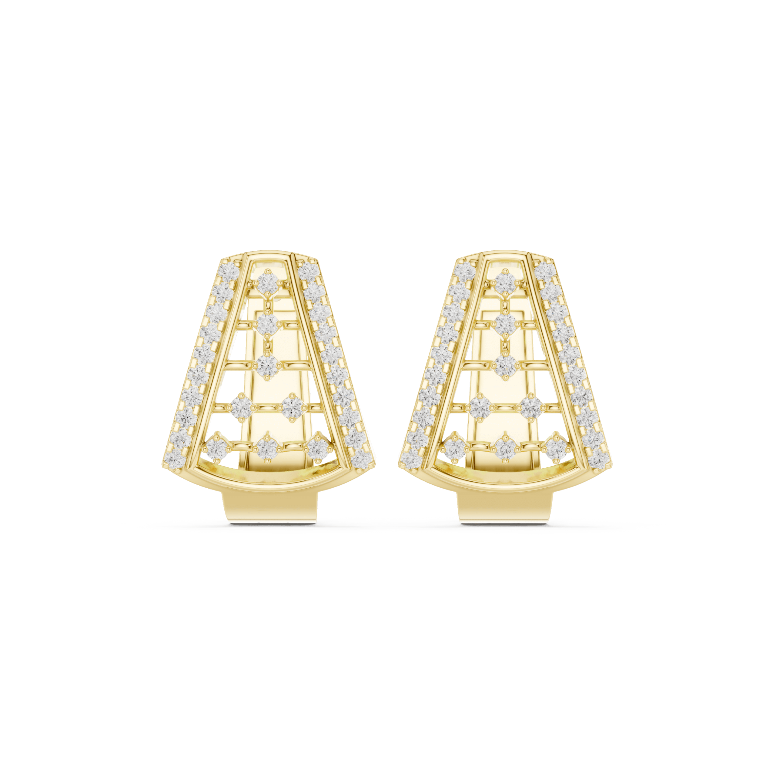 Vivid Kite Diamond Earrings