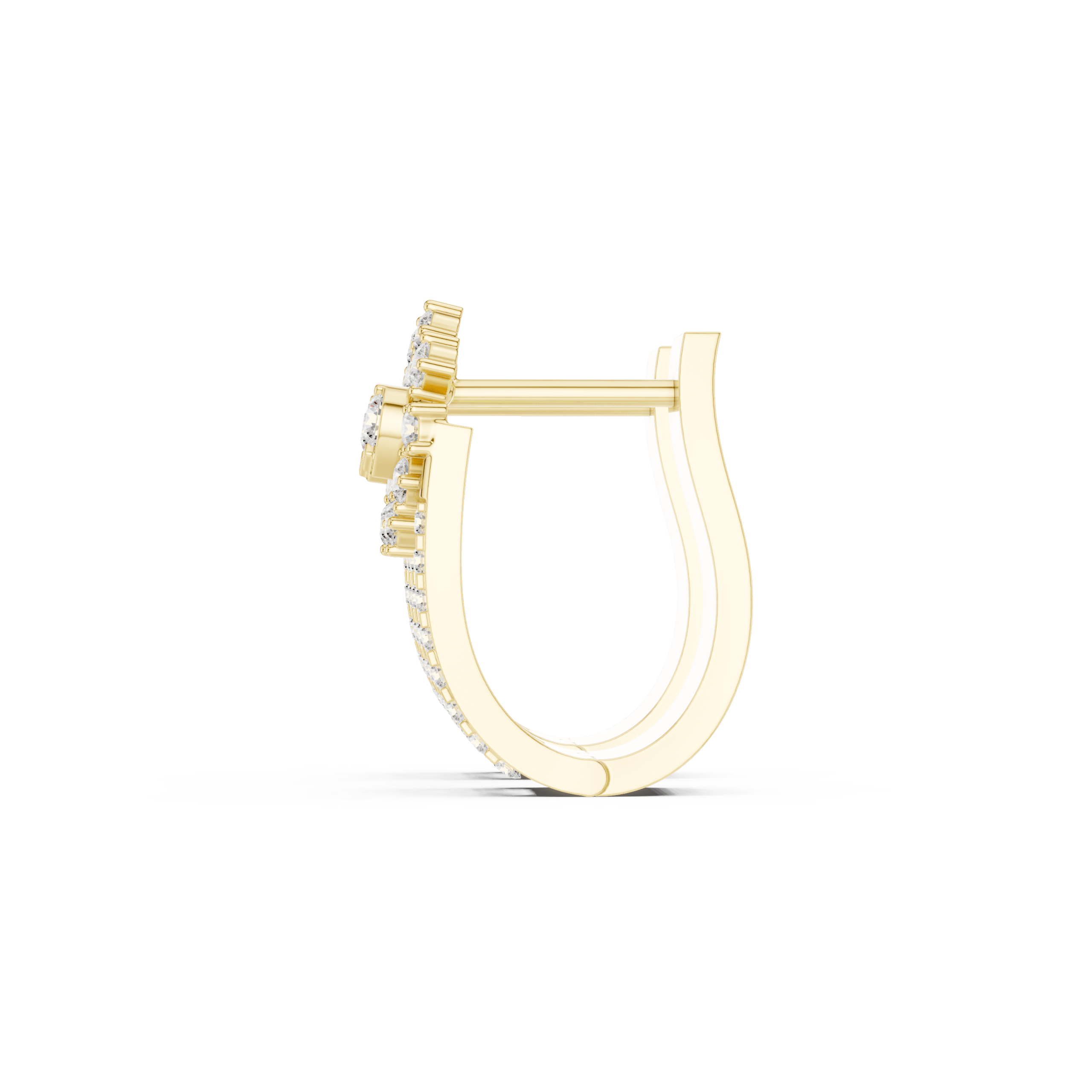 Radiant Emerald Diamond Earrings