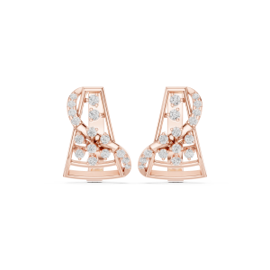 Vogue Heart Diamond Earrings