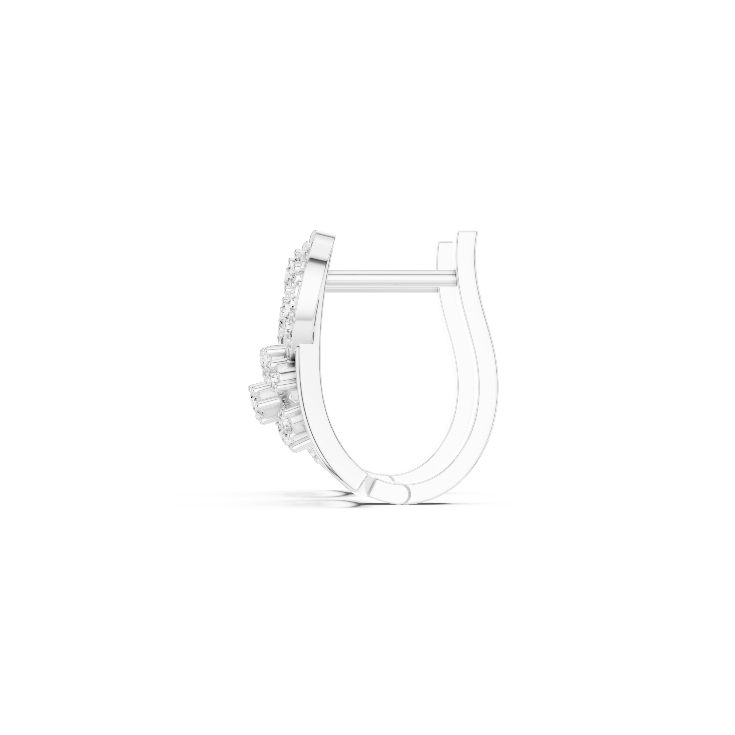 Vogue Heart Diamond Earrings