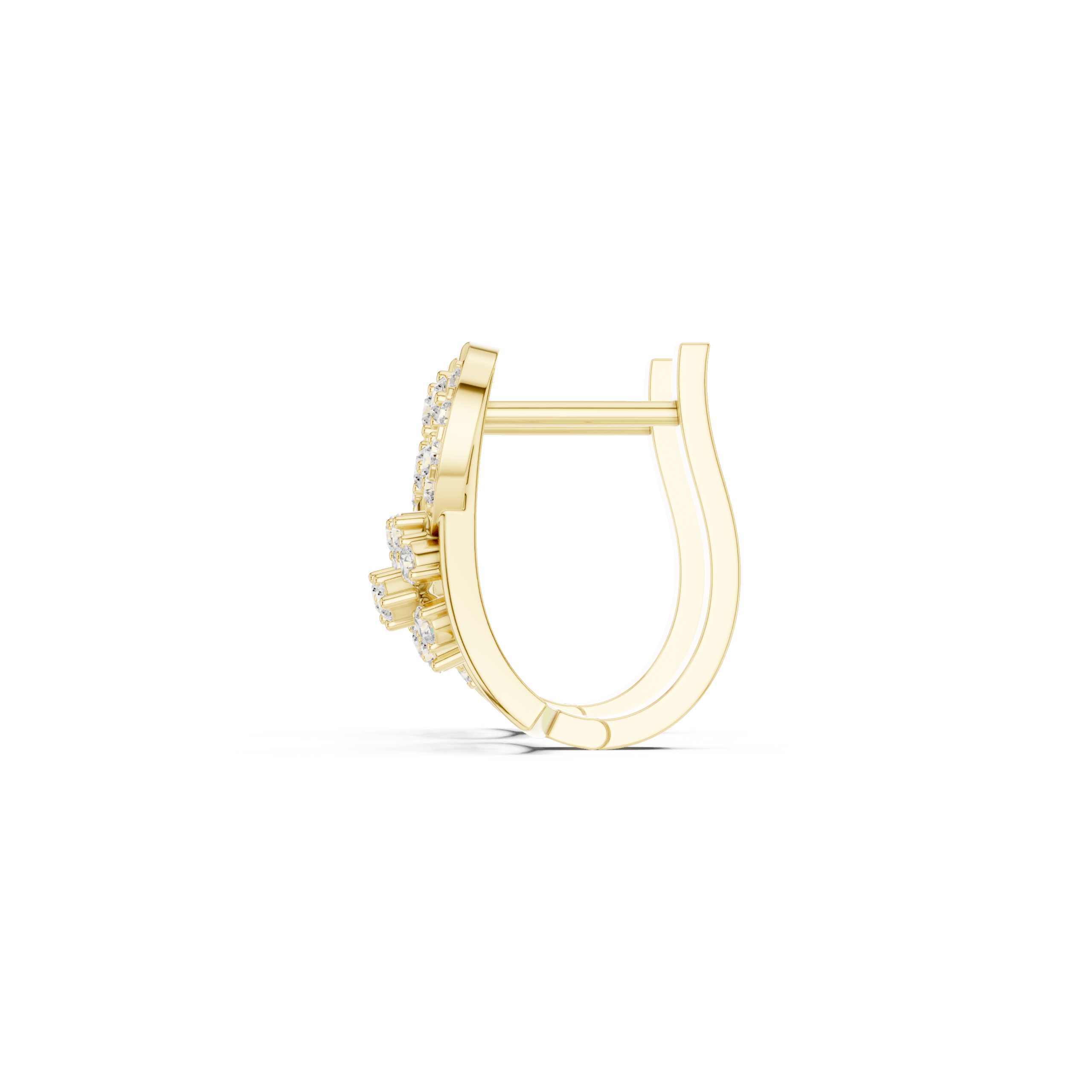 Vogue Heart Diamond Earrings