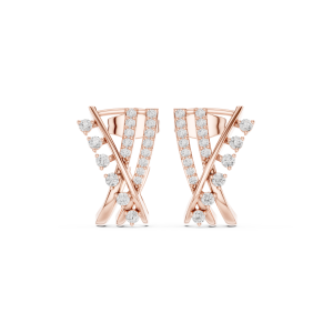 Posh Oval Diamond Earrings